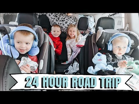24 Hour Road Trip With 4 Kids! - BAER FAMILY VACATION! 🌴