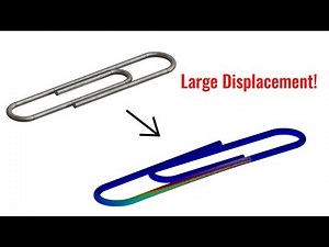 Solidworks FEA Analysis | Paper Clip