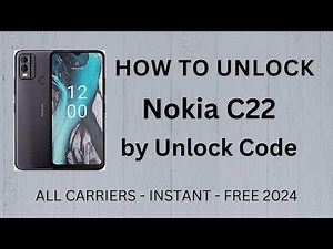 How To Unlock Nokia C22 by Unlock Code Generator