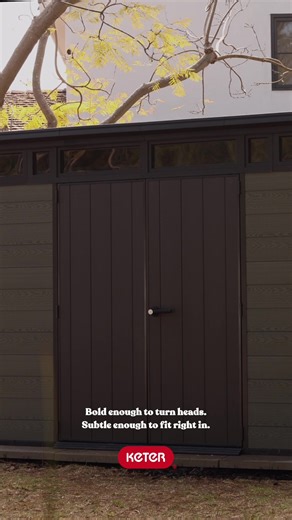 IT’S HERE! It's green, it's bold, and it's built to last. The Cortina Storage Shed-Green has officially arrived, and is ready to handle all your storage needs and look good doing it. Your backyard deserves a shed that blends right in yet stands out. Shop exclusively on Keter.com