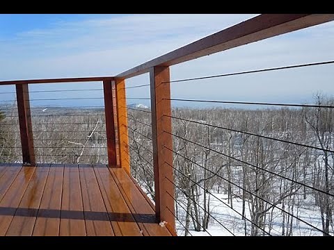 How to install cable railing kit ？ DIY Cable Railing for Deck