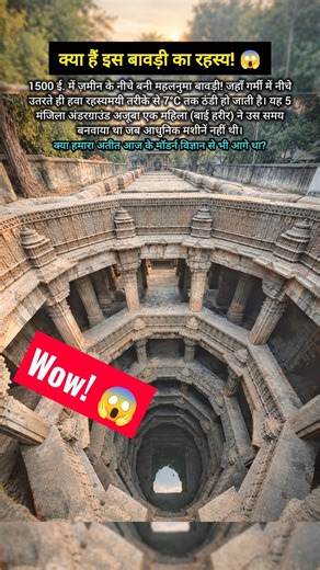 रहस्यमई Bai Harir की Stepwell #facts #history #heritage