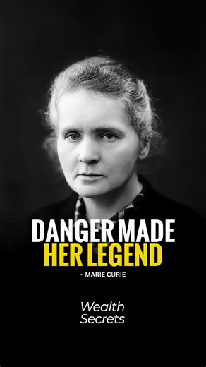 RealEstate | Wealth | Business on Instagram: "⬇️ Read this before thinking barriers decide destiny Marie Curie wasn’t allowed to attend university because she was a woman. So she joined a secret underground school, risking arrest just to learn. She went on to discover radium and polonium, handling radioactive material by hand for four brutal years. Her notebooks are still radioactive today. Curie became the first woman to win a Nobel Prize — then won another. She saved lives by creating mobile X
