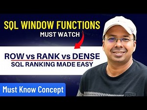 ROW_NUMBER vs RANK vs DENSE_RANK Explained with Real SQL Scenarios