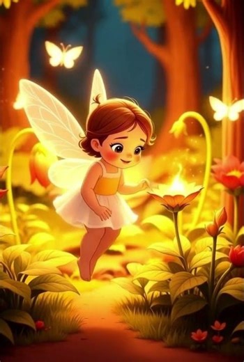 Cute Fairy Cartoon for Kids 🧚‍♀️ | Fairy Nursery Rhyme | Magical Kids Song #shorts #bedtimestory