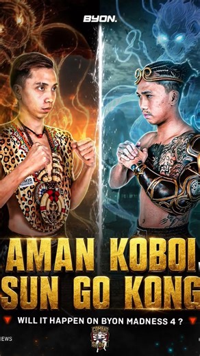 AMAN KOBOI CALL OUT SUNGKONG 😬 #byoncombat #kickstriking #callout #sungokong #amankoboi #viral #fyp