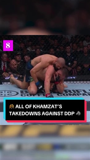 Khamzat Chimaev's Takedowns Against DDP