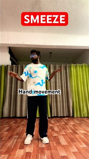 SMEEZE , Hip hop dance move file step-by-step #tutorial #dancetutorialstepbystep #trendingshorts