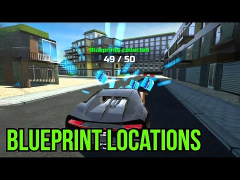 50 Hidden blueprints Locations - Hidden blueprints - Car Simulator 2