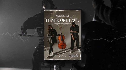 热门电影、短片、剪辑编辑氛围歌曲配乐+转场音效+中文视频教程 Multiply Sound Film Score Collection Vol 1（12877）