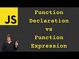 JavaScript Function Declarations vs Function Expressions