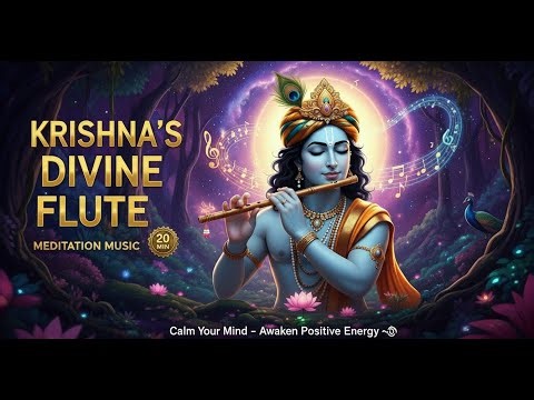 Krishna Flute | Meditation Flute | Meditation Music | 20 Min Deep Relaxation & Positive Energy