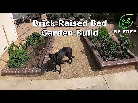 Building a Brick Raised Garden Bed