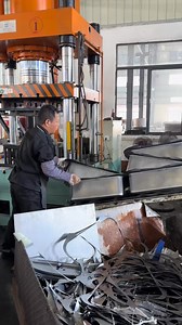 Make in China Process of cutting the edge of burner metal with an automatic press machine #process #machine #factory | thesteelfactory
