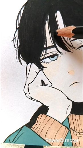 Anime guy drawing #anime #love #sketch #shorts