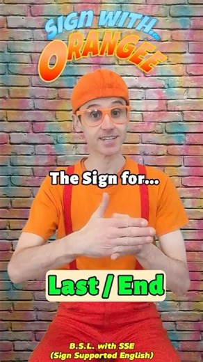 Sign for Last / End | Signing Adjectives in BSL SSE #bsl #signing #sse