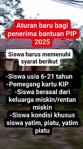 943K views · 1.2K reactions | Aturan baru bagi penerima bantuan PIP 2025 #pip #pipcair #pip2025 | informasi pkh dan bpnt cair | Facebook