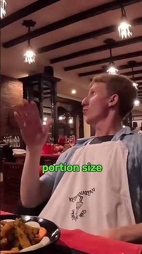 American can't eat more of 22 course dish 🇳🇵