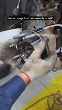 how to change front hub assembly on GMC #automotive #mechanic #usa🇺🇸 #mechaniclife