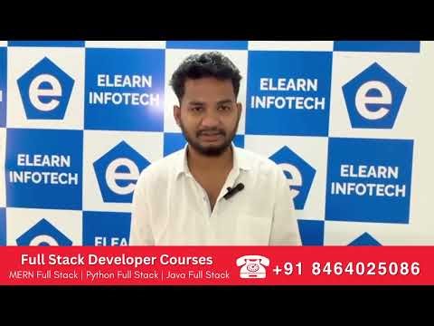 Vishnu’s Success Story | Full Stack Development Course in Hyderabad | Elearn Infotech Hyderabad