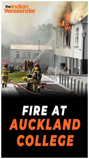 Intense fire hits Northcote College . . . #iwk #newzealand #auckland #northcotefire #fire | Indian Weekender