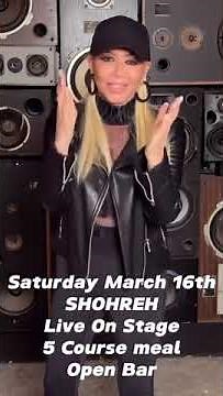 Shohreh Live in Concert ... Toronto, Canada ... Saturday March 16, 2024 #persian #norouz #shohreh