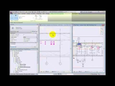 Revit MEP 2012 Tutorial - Creating HVAC Piping Named Systems