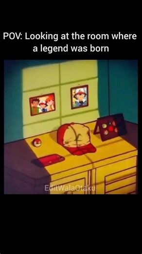POV: Looking at the room where a legend was born. #Pokemon #POV #Nostalgia #AshKetchum #Childhood