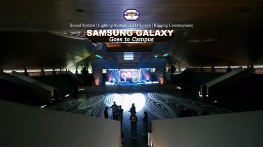 Thunder Productions on Instagram: "Samsung Galaxy Goes to Campus 2025 - Sound System | Lighting System | LED Screen | Rigging & Ringlock Constructions | Barricade by: @thunderproductions.centraljava #BeBoldLikeThunder - THUNDER PRODUCTIONS Lighting Equipment Sound System LED Video Wall Rigging & Ringlocke Construction - Contact us: 📞 +62 811-269-103 📞 +62 811-2500-037 - #thunderproductions #sewaledscreen #sewasoundsystem #sewalightingjogja"