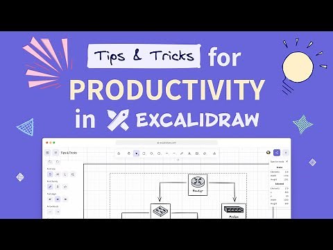 💡5 Tips & tricks for PRODUCTIVITY in Excalidraw 👀 | T&T #1