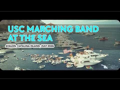 [HDR] USC Marching Band Performing at Sea, 2026 - Avalon, Catalina Island, California, USA