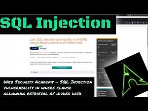 SQL Injection Vulnerability In WHERE Clause Allowing Retrieval of Hidden Data - BlackArch/Burp