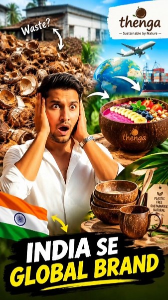 How Coconut Shell Waste Became a Global Sustainable Brand | The Story of Thenga
