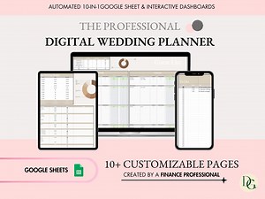 Digital Wedding Planner, Wedding Budget, Wedding Planning, Wedding Timeline, Wedding Checklist, Wedding Itinerary, Bridal Check List, Bride - Etsy