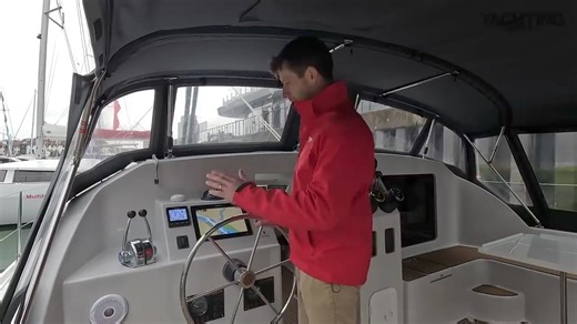 3.5K views · 27 reactions | A very rare small cruising catamaran! Theo Stoker takes a tour of cool little cruiser Broadblue 346 tour at the South Coast Boat Show in Southampton—a rare new-build catamaran under 35ft. #catamaran #yachtingindustry #yachttour #sailingboat #yachtie | Yachting Monthly | Facebook