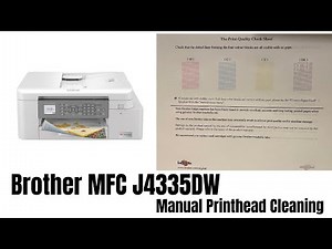Brother MFC J4335DW (ONLY) How To Clean The Printhead - Not Printing Black/ Color