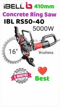 iBELL IBL RS50-40 5000W 410mm Wall Concrete Cutting Ring Saw Machine Best 16 inch Ring Saw Machine