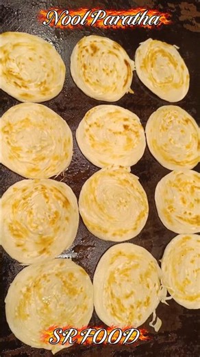 Nool Lacha Paratha Recipe | Crispy & Flaky Layered Paratha | Easy Homemade Paratha #chickenparatha