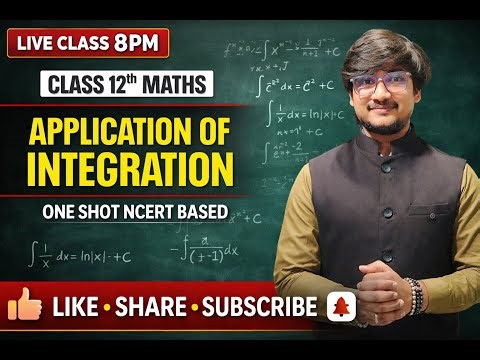 Applications of Integration Class 12 Maths | Area Between Two Curves | NCERT