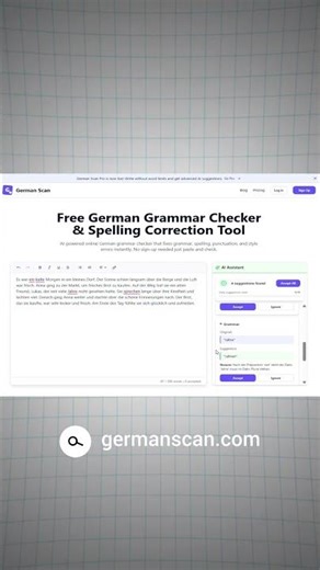 What if AI FORCED you to fix your German before posting?? 🇩🇪