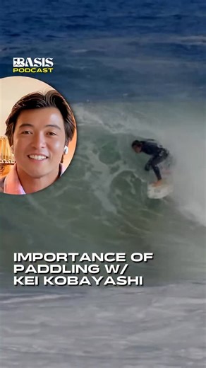 @gosurfbasis on Instagram: "Most surfers don't specifically think about paddle training. @kei_kobayashi emphasizes how important it is to stay paddle-fit, especially when you’re trying to get the winning wave on a heat. Comment POD for the full podcast episode! 🏄🏻‍♂️🏄🏻‍♀️ In this episode of the Basis Surf podcast, Kei Kobayashi shares what helped him level up his competitive surfing over the past year. He talks about how having a clear and positive mindset played a big role in his results. K