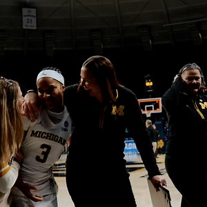 29K views · 1.1K reactions | Court celly hits different after that one | Michigan Women's Basketball | Facebook