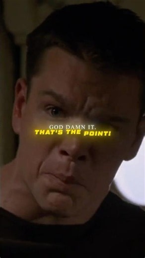 Jason Bourne is enraged over d possibility of not getting his Memory Back| 🎥: The Bourne Identity⚡️