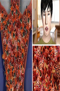 226K views · 2.2K reactions | OMG So Scary! Ant and maggot removal from the diseased back | Aimee Fry | Facebook