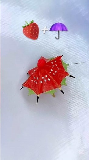 Strawberry vs Umbrella 🍓+☂️ | DIY Fruit & Object Experiment | Oddly Satisfying Visuals Episode-28
