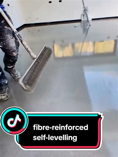 As always all starting with preparation works 🏗,using a fibre reinforced self-level compound for creating a strong, flexible, and even floor surface💪#renovation #customfloors #installers #microcement #concretefloors
