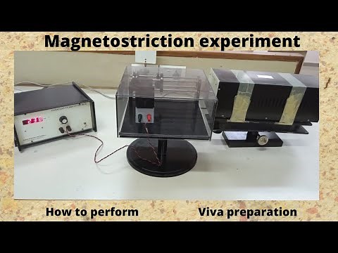 Magnetostriction experiment