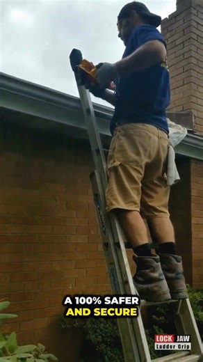 Safer ladders in just one step. Enhance your ladder safety with a simple tool! 🛠 In our line of work, safety is non-negotiable. That's why we trust the lock jaw ladder grip, a game-changer for anyone working at heights. 🔒 Learn how it keeps us secure at any height 🌟 See why it's a must-have for professionals 🔧 Discover the ease of installation Did you know that using the right tools can reduce ladder-related accidents by up to 80%? How do you ensure safety when working high above the ground?
