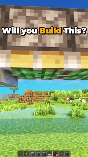 How to build a WORKING garage door in #minecraft #minecraftbuilds