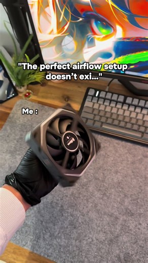 Upgrade your PC with eNova Pro Nyanga fans – sleek design, vibrant RGB, and powerful airflow for ultimate cooling and style. #gamingpc #setup #pc #airflow #pcbuild